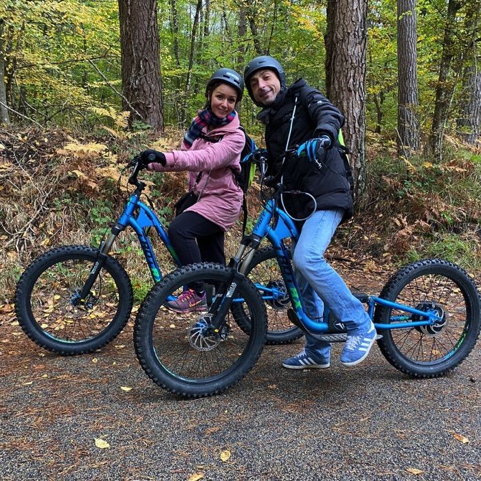 2h de randonnée en trottinette électrique pour 1 pers 