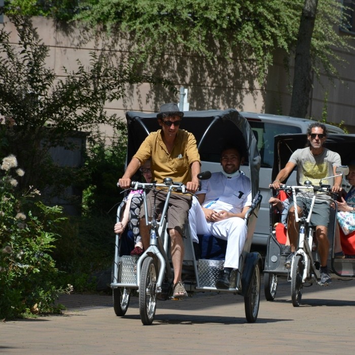 1H de balade en vélo-calèche pour 2 personnes