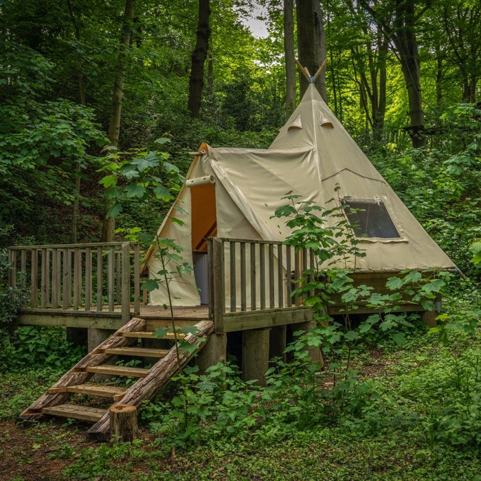 1 nuit en Lodge pour 4 avec petits déjeuners  (2 adultes + 2 enfants) + pack linge de lit famille