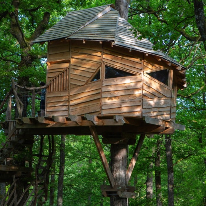 1 nuit pour 2 personnes en Cabane Perchée avec petits-déjeuners bio + Bon d'achat de 20€  en boutique + 2 visites pédagogiques