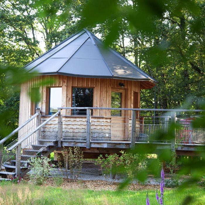  1 nuit en cabane pour 2 personnes avec petits déjeuners + planche dinatoire 
