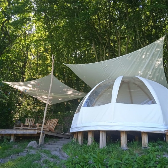 3 nuits en Wigwam pour 2 personnes avec petits déjeuners + Un pot d'accueil + Un produit local compris