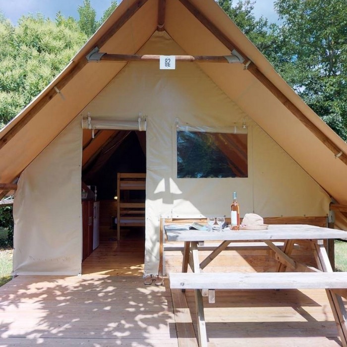 2 nuits en tente Lodge 20m2 pour 2 personnes 