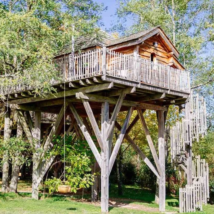 2 nuits pour 2 en Cabane Perchée avec petits déjeuners + 2 accès espace bien-être + (en semaine verres bienvenue)