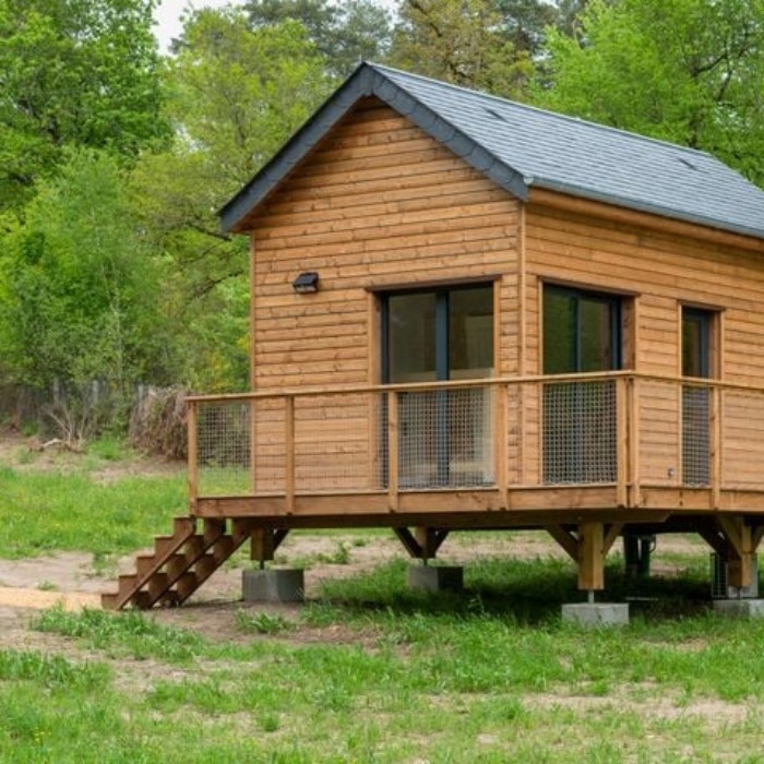 2 nuits en Cabane de charme vue forêt pour 2 personnes 