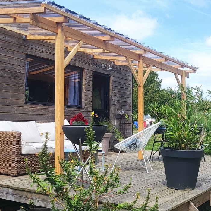 1 nuit en Tiny house pour 2 personnes - draps compris 