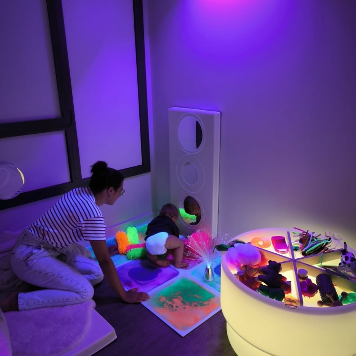 1h30 de séance individuelle de relaxation par le Snoezelen pour un enfant/bébé et parents (3 personnes) 