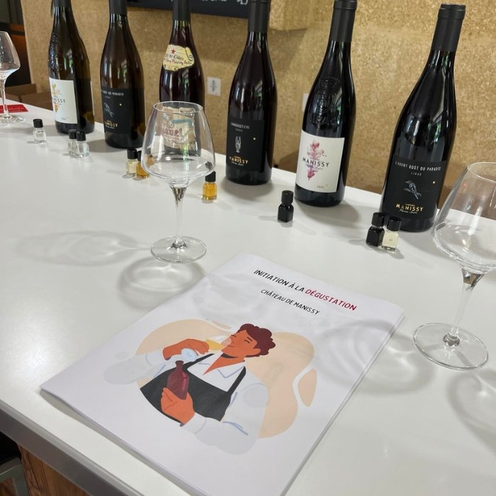 2H d'atelier Association Mets & Vins + visite et un cadeau pour 2 personnes 
