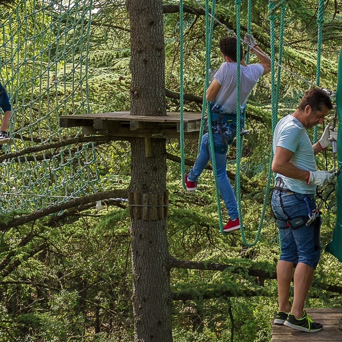 4 entrées pour une Journée Découverte Nature + filets + sentiers des sens + 2 salades jour et 2 menus Mowgli pour 2 adultes et 2 enfants