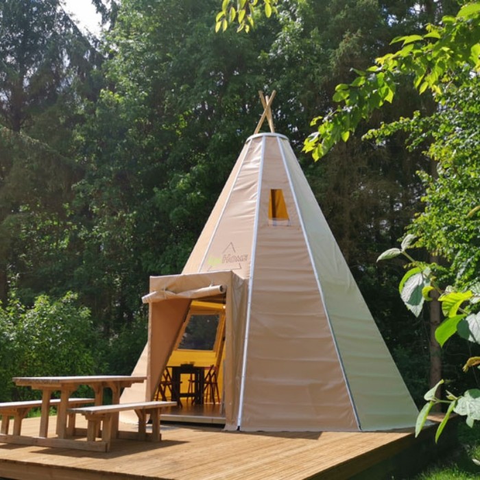 2 nuits en Tipi Home + linge de lit compris pour 2 personnes