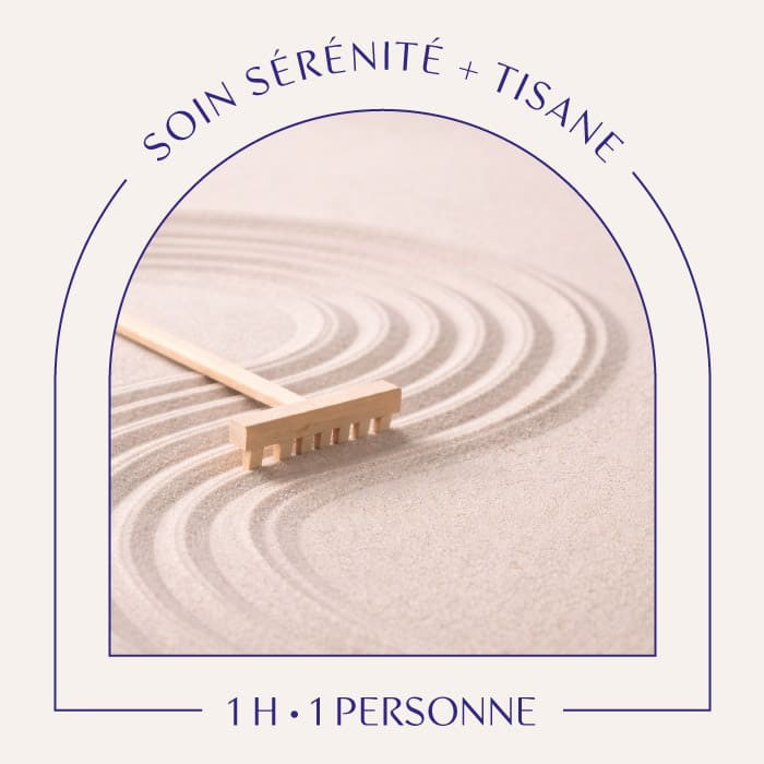 1 soin Sérénité - réflexologie (plantaire ou palmaire) pour 1 personne pendant 1h + 1 boisson chaude offerte