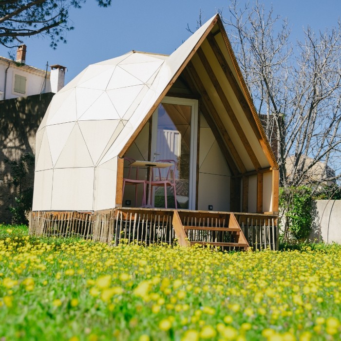 2 nuits pour 2 personnes en ecolodge ( dôme en bois ) 