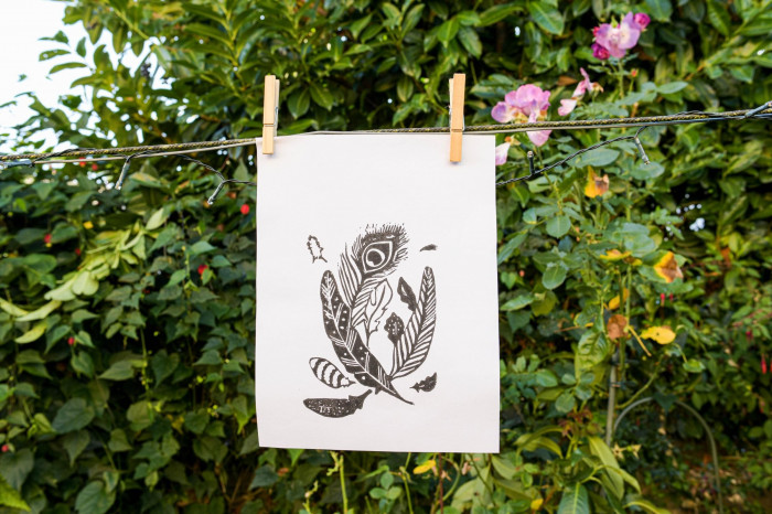 Atelier Linogravure à Inzinzac-Lochrist – 3h - Papier