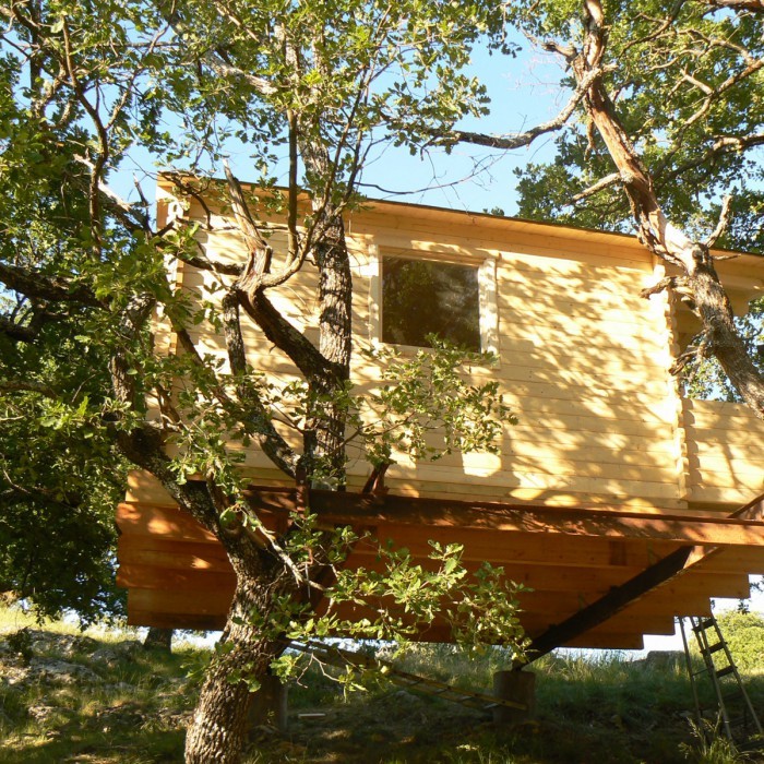 2 nuits en cabane pour 2 avec petits-déjeuners