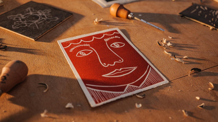 Atelier Linogravure à Grez-sur-Loing – 3h - Papier