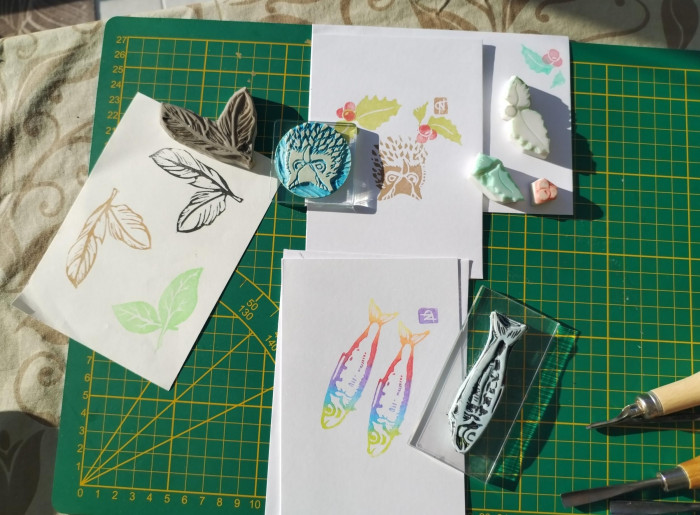 Atelier Linogravure à Inzinzac-Lochrist – 3h - Papier