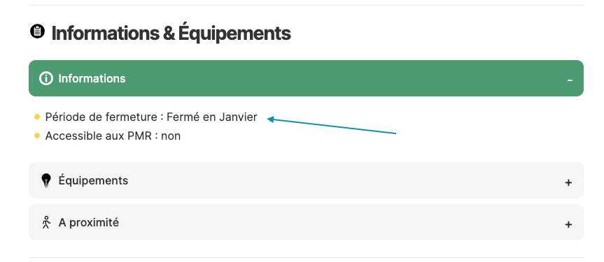 Fermeture du partenaire