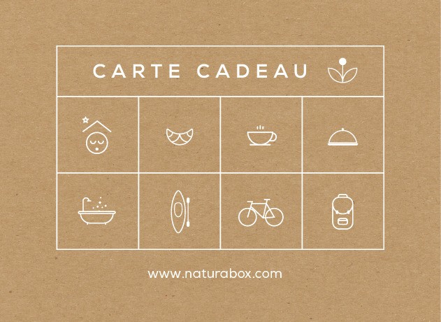 Carte cadeau kraft Naturabox