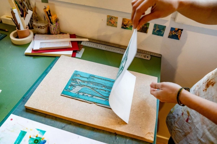 Atelier Textile - Linogravure/Impression textile à Paris – 3h