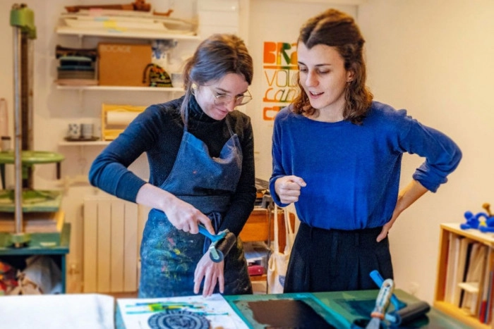 Atelier Textile - Linogravure/Impression textile à Paris – 3h