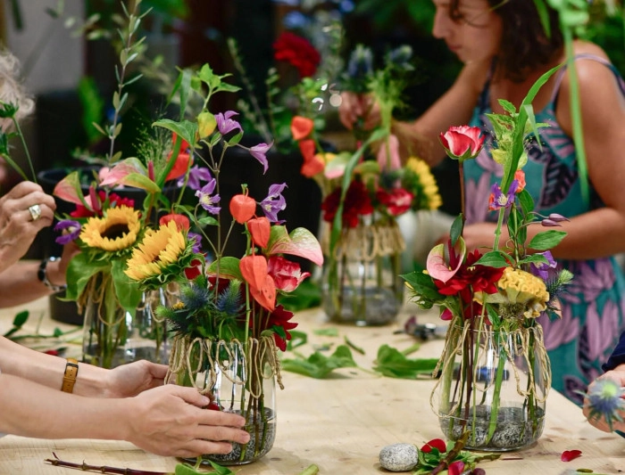 Atelier Végétal - Composition fleurs/plantes fraîches à Strasbourg – 1h