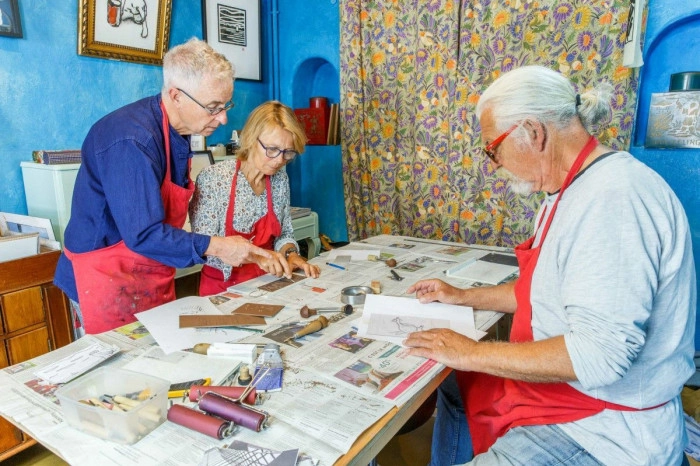 Atelier Papier - Gravure Pointe Sèche à Damgan – 3h