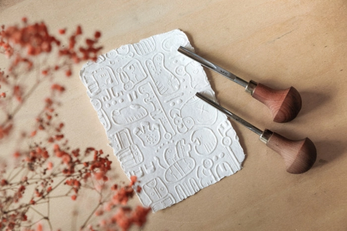Atelier Papier - Gaufrage à Nantes – 2h