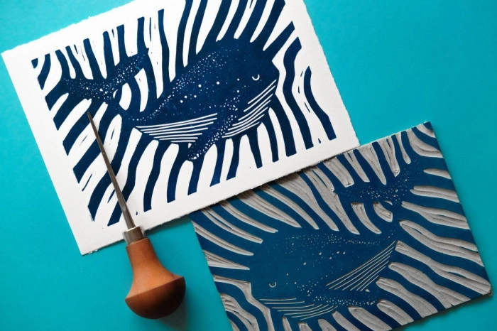 Atelier Papier - Linogravure à Nantes – 2h