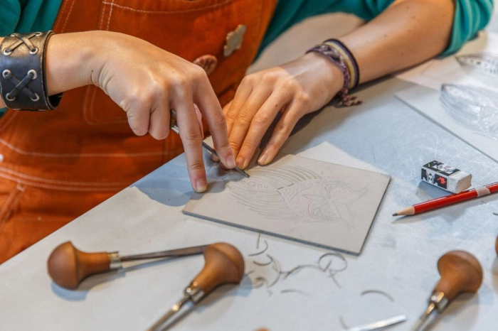 Atelier Papier - Linogravure à Nantes – 2h