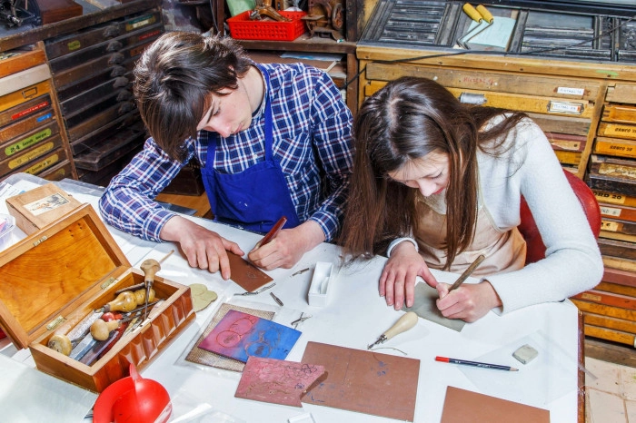 Atelier Papier - Imprimerie à Fresnay-le-Samson – 3h