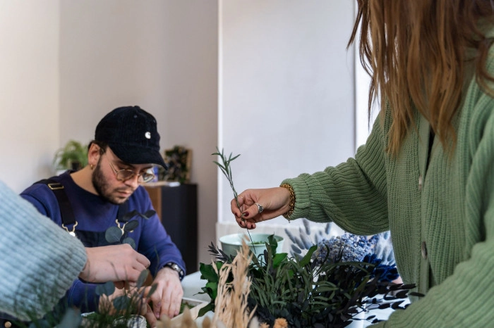 Atelier Végétal - Composition fleurs séchées à Bordeaux – 1h