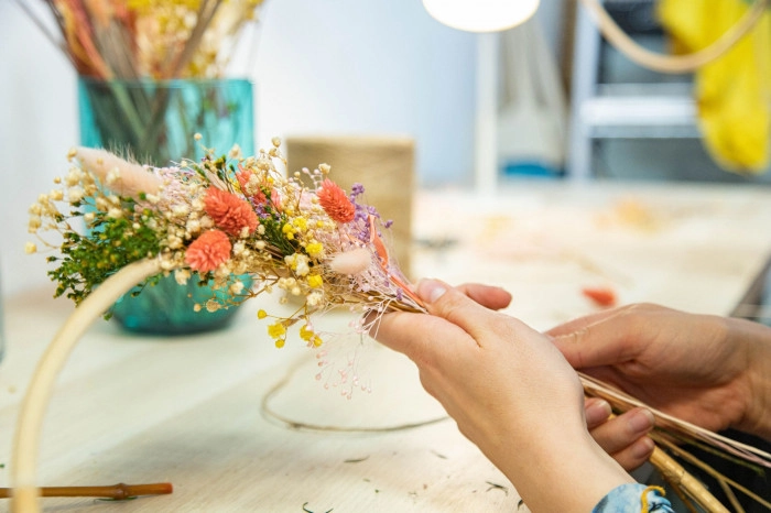 Atelier Végétal - Composition fleurs séchées à Metz – 2h