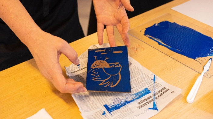 Atelier Papier - Linogravure à Paris – 2h