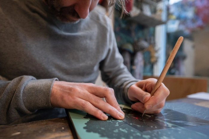 Atelier Papier - Gravure Pointe Sèche à Rezé – 2h