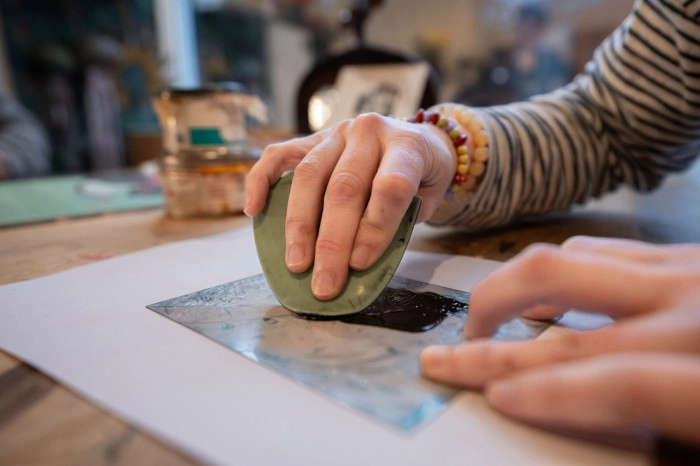 Atelier Papier - Gravure Pointe Sèche à Rezé – 2h