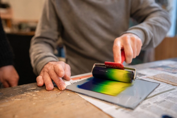Atelier Papier - Linogravure à Rezé – 3h