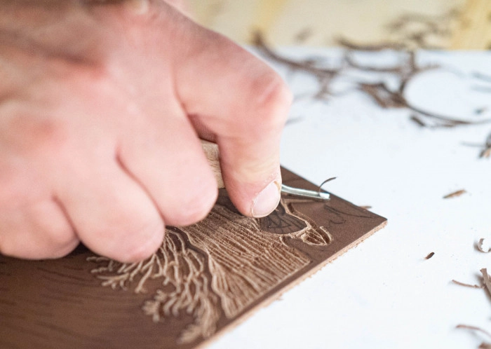 Atelier Papier - Linogravure à Douarnenez – 3h