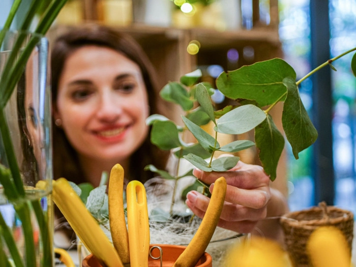 Atelier Végétal - Composition fleurs/plantes fraîches à Neuville-sur-Saône – 2h