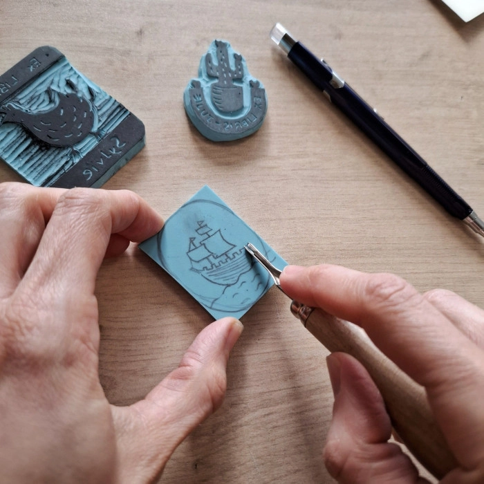 Atelier Papier - Linogravure à Rezé – 2h