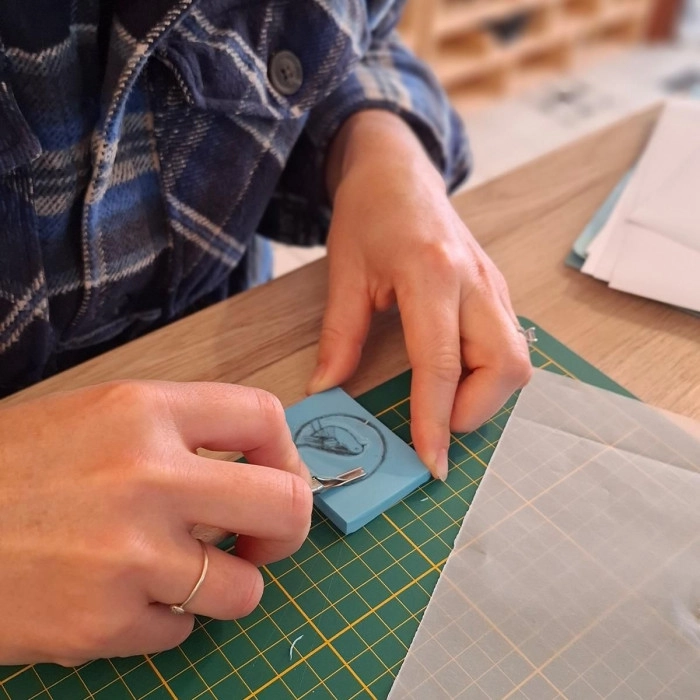 Atelier Papier - Linogravure à Rezé – 2h