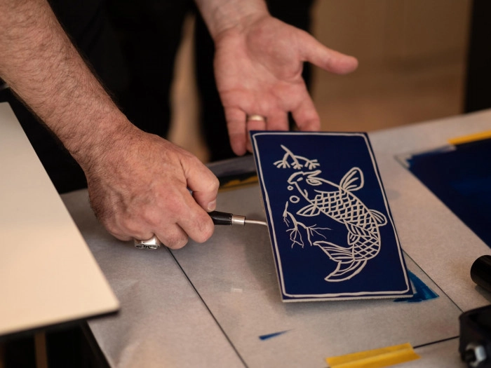 Atelier Papier - Linogravure à Quimper – 3h