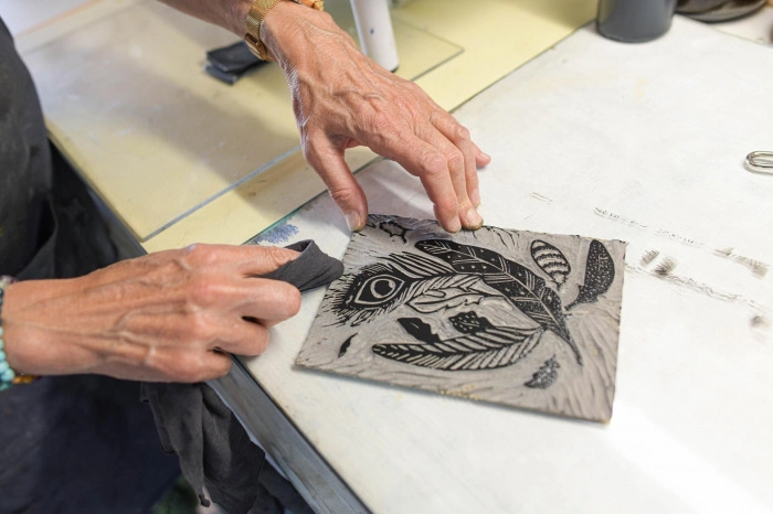 Atelier Papier - Linogravure à Inzinzac-Lochrist – 3h