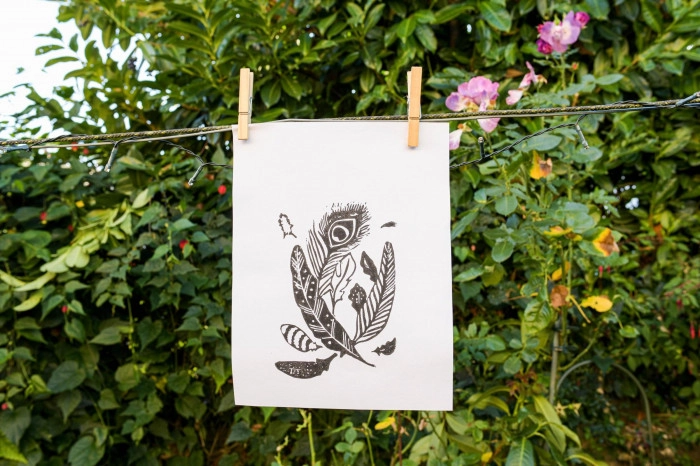Atelier Papier - Linogravure à Inzinzac-Lochrist – 3h
