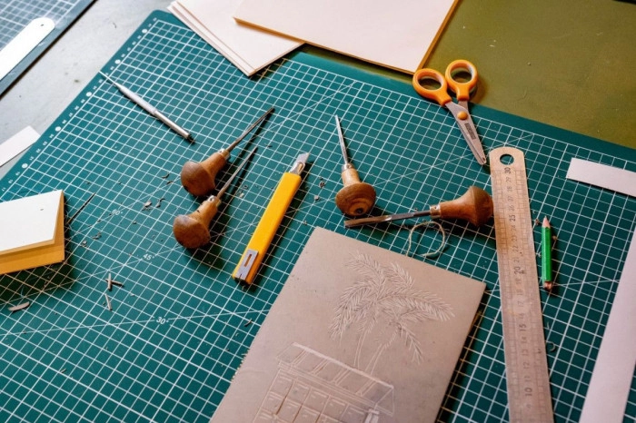 Atelier Papier - Linogravure/Reliure à Paris – 4h