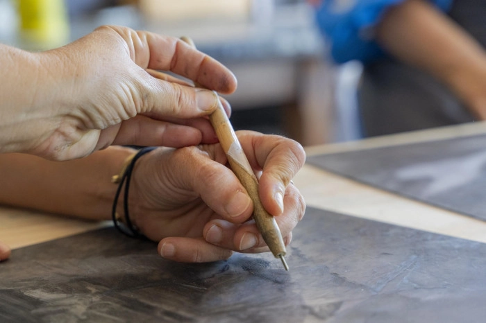 Atelier Papier - Gravure Pointe Sèche à Marseille – 3h