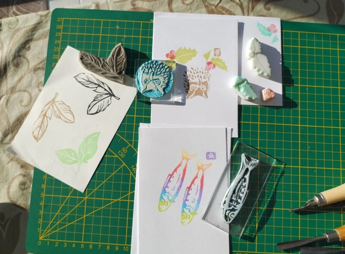 Atelier Papier - Linogravure à Inzinzac-Lochrist – 3h