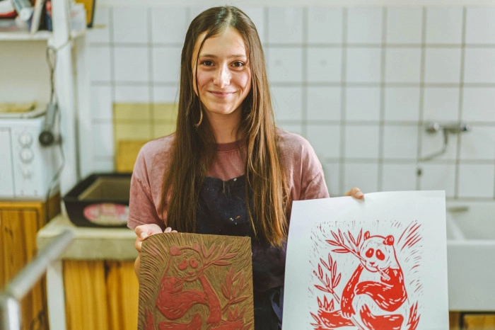 Atelier Papier - Linogravure à Saint-Pierre-des-Corps – 3h