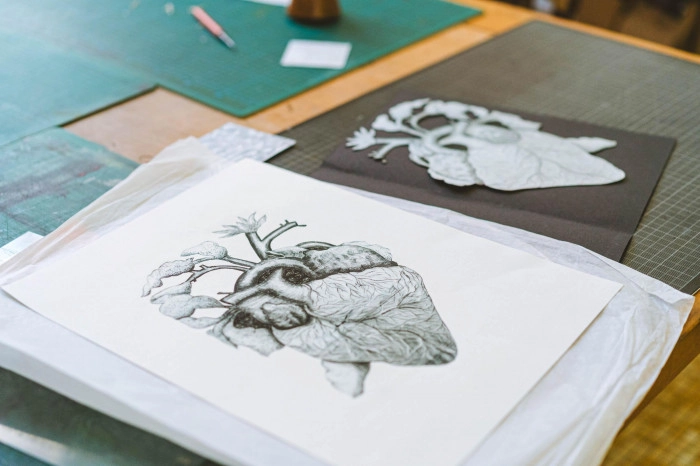 Atelier Papier - Gravure Pointe Sèche à Saint-Pierre-des-Corps – 3h