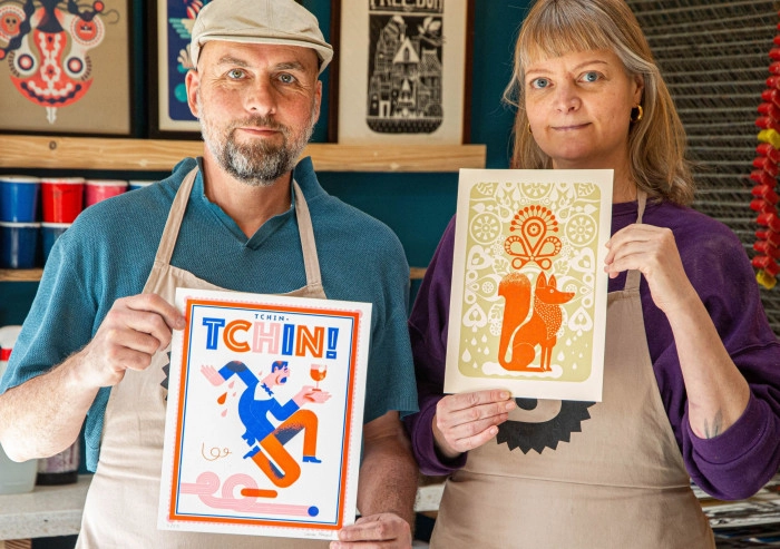 Atelier Papier - Sérigraphie papier à Saint-Maurice-de-Gourdans – 4h